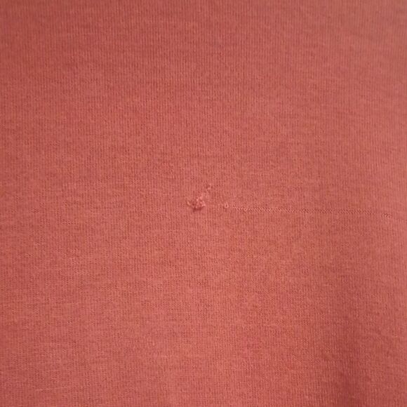 American Eagle Soft & Sexy Brick Red V-neck Shirt Women's Sz Small Petite - Picture 6 of 7